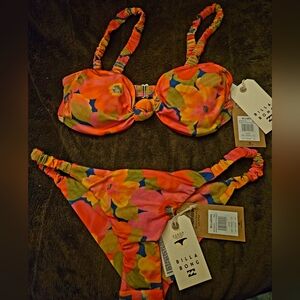 Billabong Tropical Floral Bikini Size L
